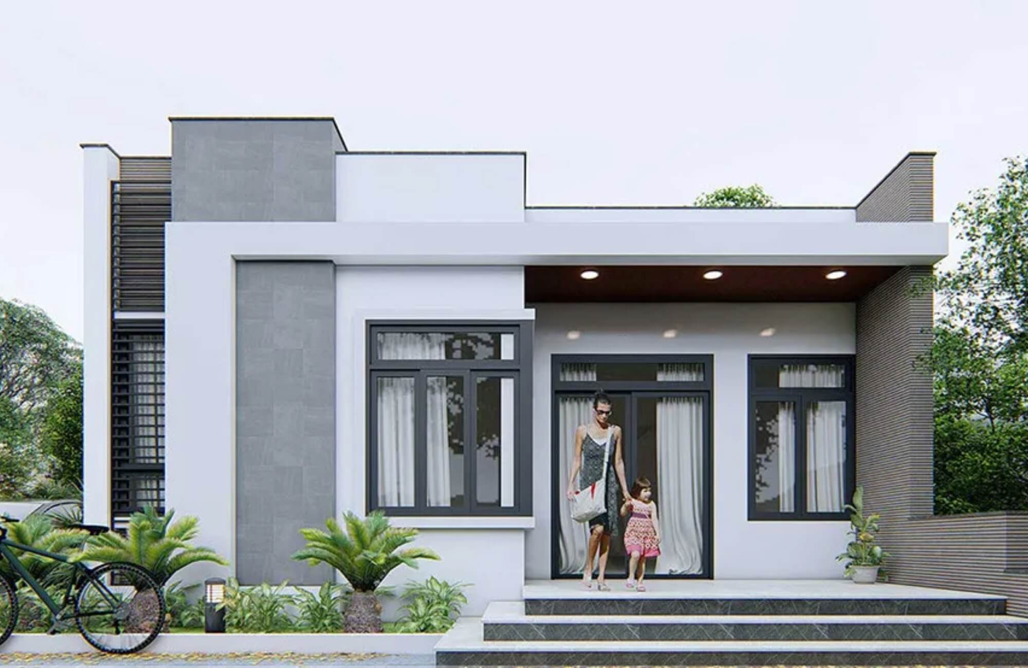 Mẫu Nhà Ngang 10m Cấp 4 Đẹp, Tiện Nghi, Chi Phí Hợp Lý Gallery 1