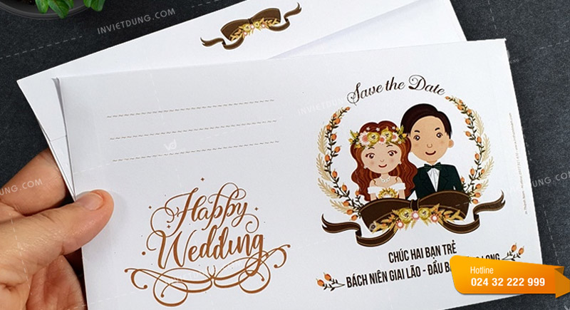 Mẫu Phong Bì Mừng Đám Cưới Đẹp và Sang Trọng Gallery 1