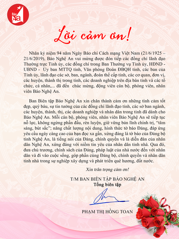 Mẫu Thư Cảm Ơn Đẹp File Word Gallery 1