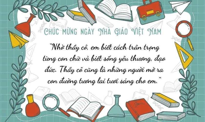 Thư Gửi Thầy Cô Ngắn Gallery 1