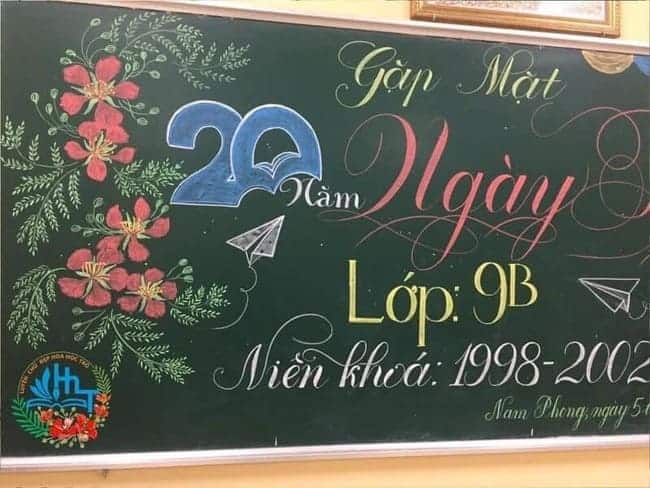 Mẫu Vẽ Bảng Họp Lớp Đẹp, Chuẩn & Dễ Sử Dụng Gallery 1