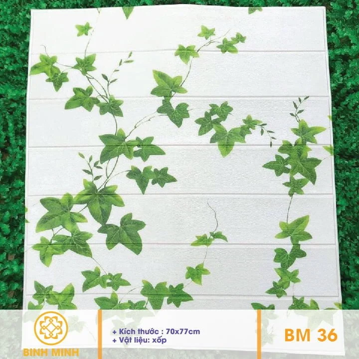 Xốp Dán Tường Dây Leo Xanh Gallery 2