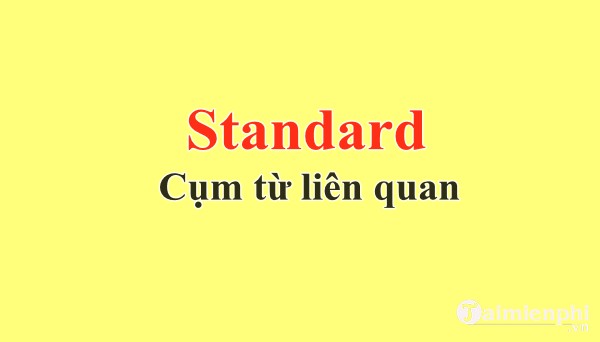 Standard nghĩa là gì? Gallery 1