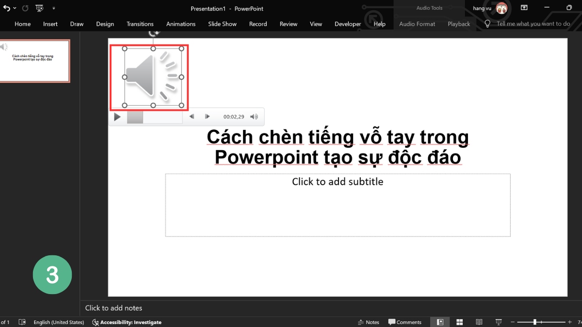 Tải Âm Thanh Vỗ Tay Trong Powerpoint Gallery 1