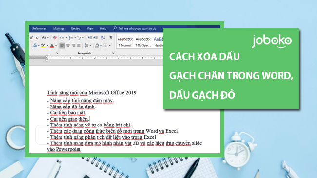 Bỏ Dấu Gạch Chân Đỏ Trong Word Gallery 1