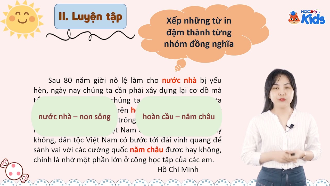Từ Đồng Nghĩa Lớp 5 Gallery 1
