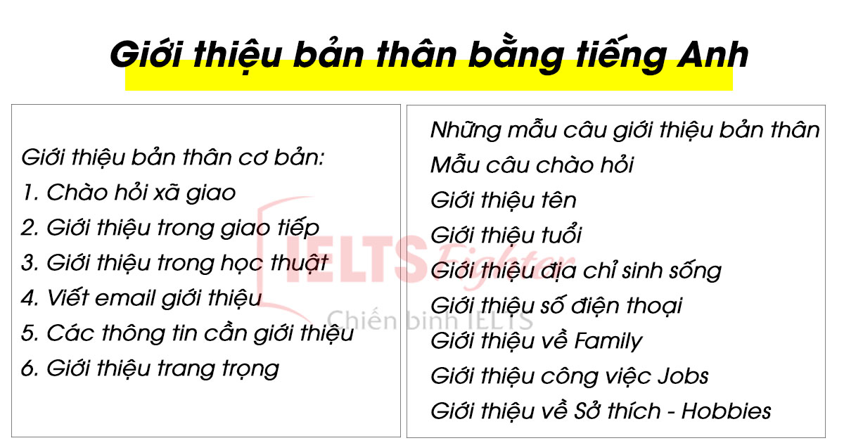 Giới thiệu bản thân gồm những gì? Gallery 1