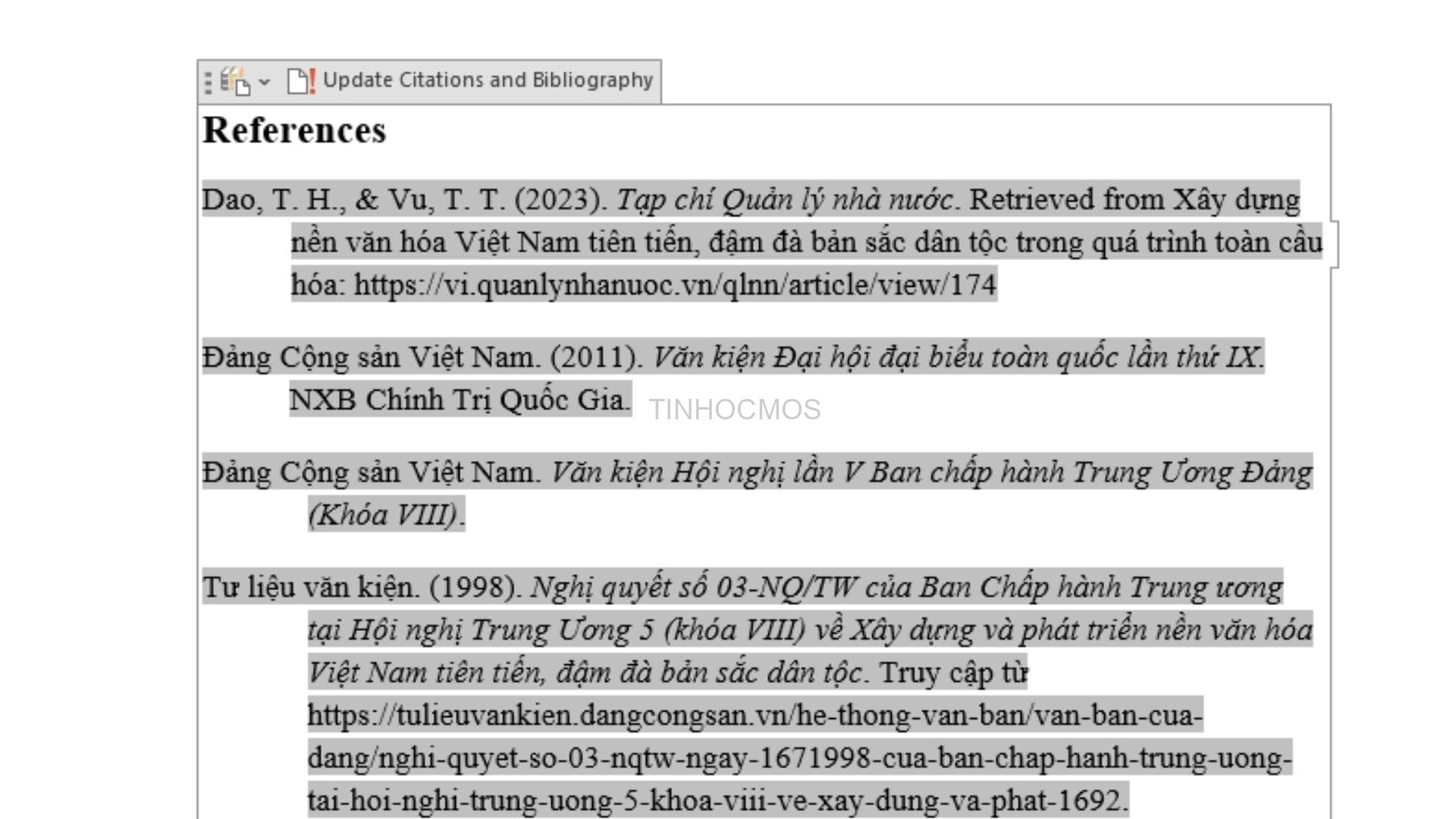 Cách Viết Nguồn Tham Khảo Chuẩn Gallery 1