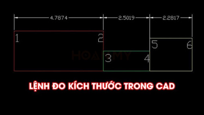 Cách đo chiều dài trong CAD Gallery 1