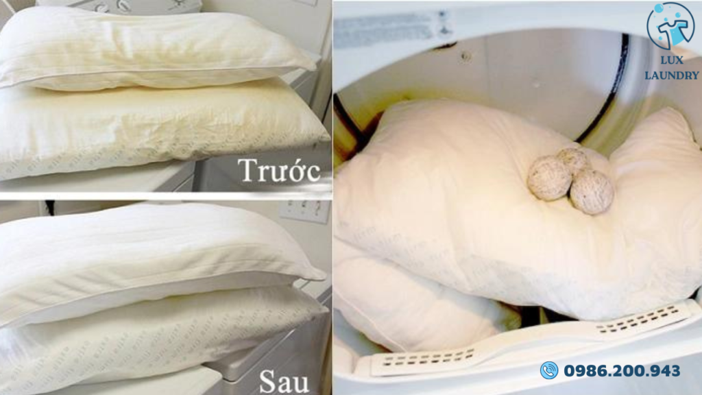 Cách Giặt Ruột Gối Bị Ố Vàng Hiệu Quả Gallery 1