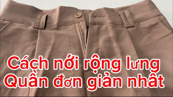 Cách Nới Rộng Quần Vải Gallery 1