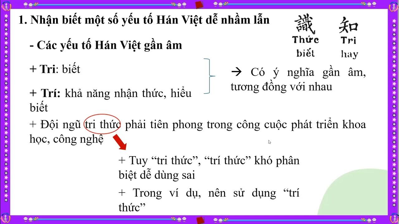Cách Phân Biệt Từ Hán Việt Gallery 1