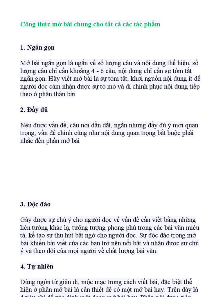 Mở Bài Chung Cho Truyện: Hướng Dẫn Viết Thu Hút Người Đọc Gallery 1