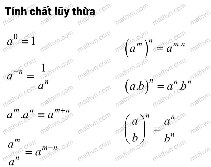 Quy tắc lũy thừa Gallery 1