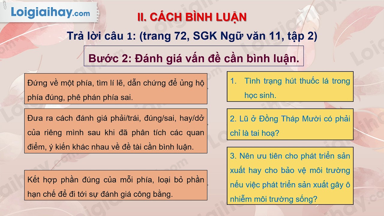 Soạn Văn 11: Thực hành các thao tác lập luận trong bài bình luận Gallery 1
