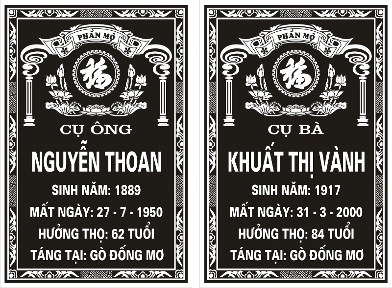 Cách Viết Bia Mộ Chuẩn, Đầy Đủ Thông Tin Và Ý Nghĩa Gallery 1