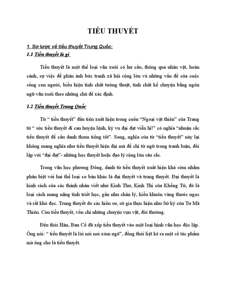 Thể loại tiểu thuyết là gì? Gallery 1