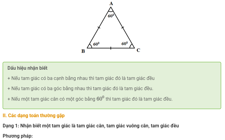 Tính chất Tam giác Cân Gallery 1