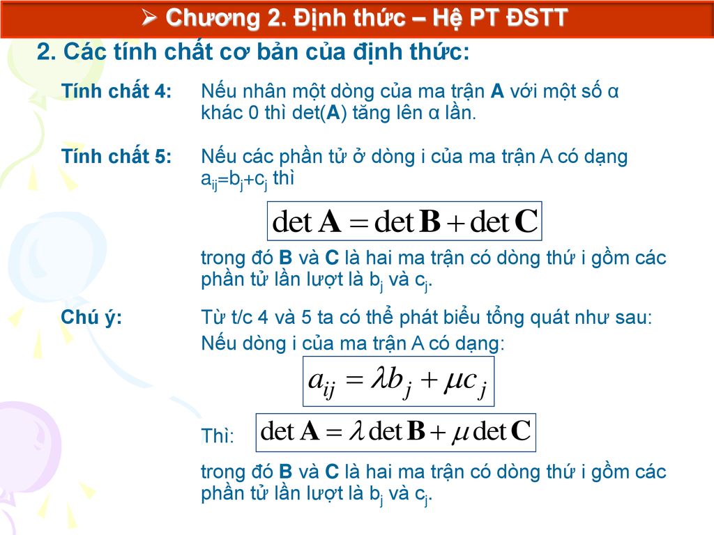 Tính chất của định thức Gallery 1
