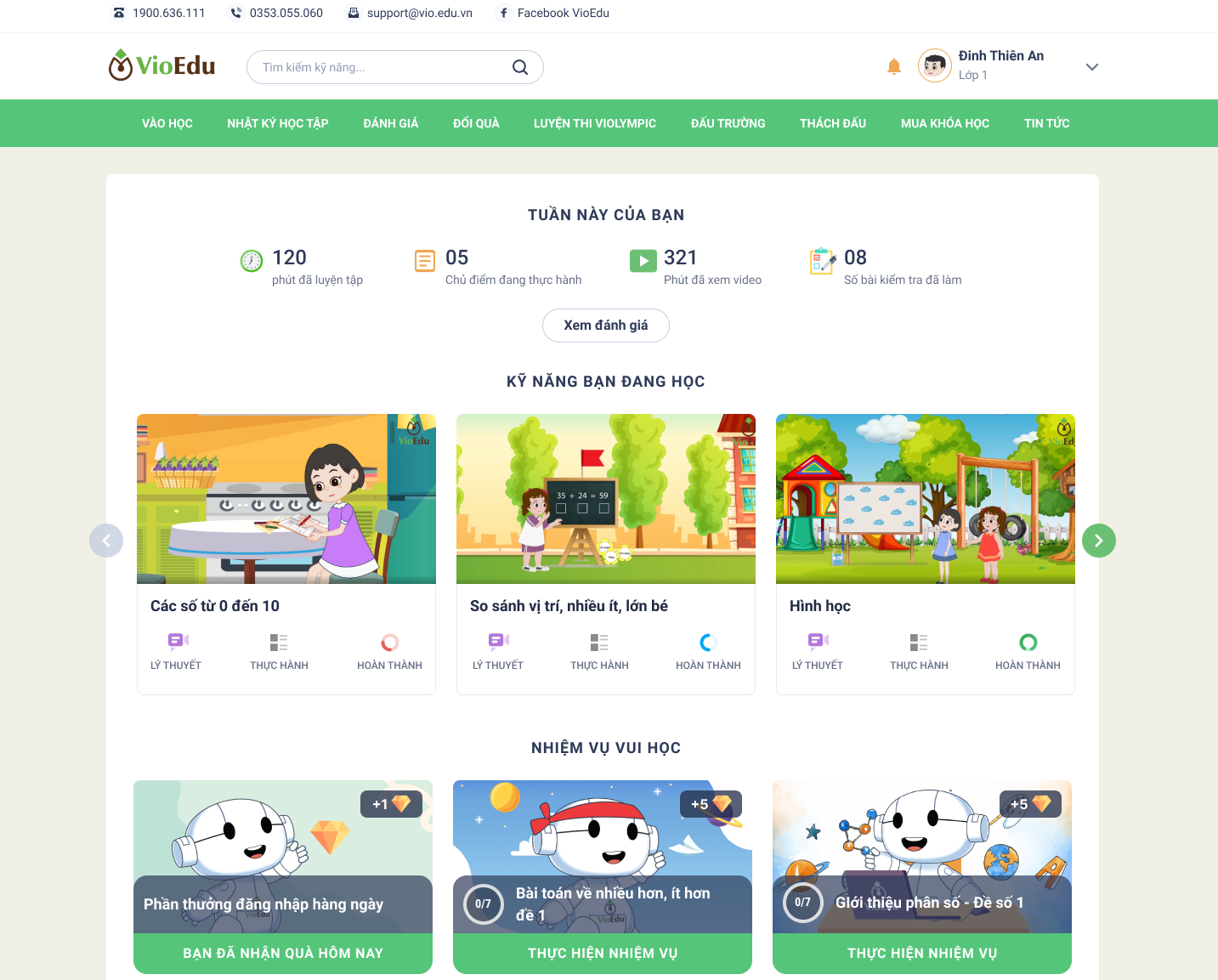 Tải VioEdu Học Sinh Trên Máy Tính Gallery 2