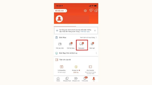 Cách Xóa Đơn Hàng Đã Giao Trên Shopee Gallery 1