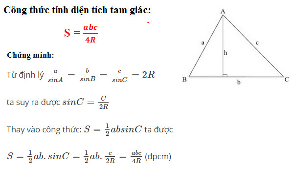 Muốn tính diện tích hình tam giác ta làm sao? Gallery 2
