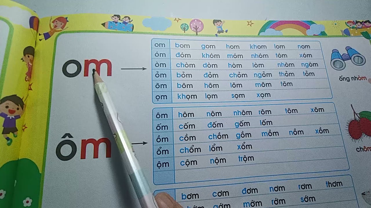 Từ vần ôm, ơm: Khám phá thế giới ngôn từ phong phú