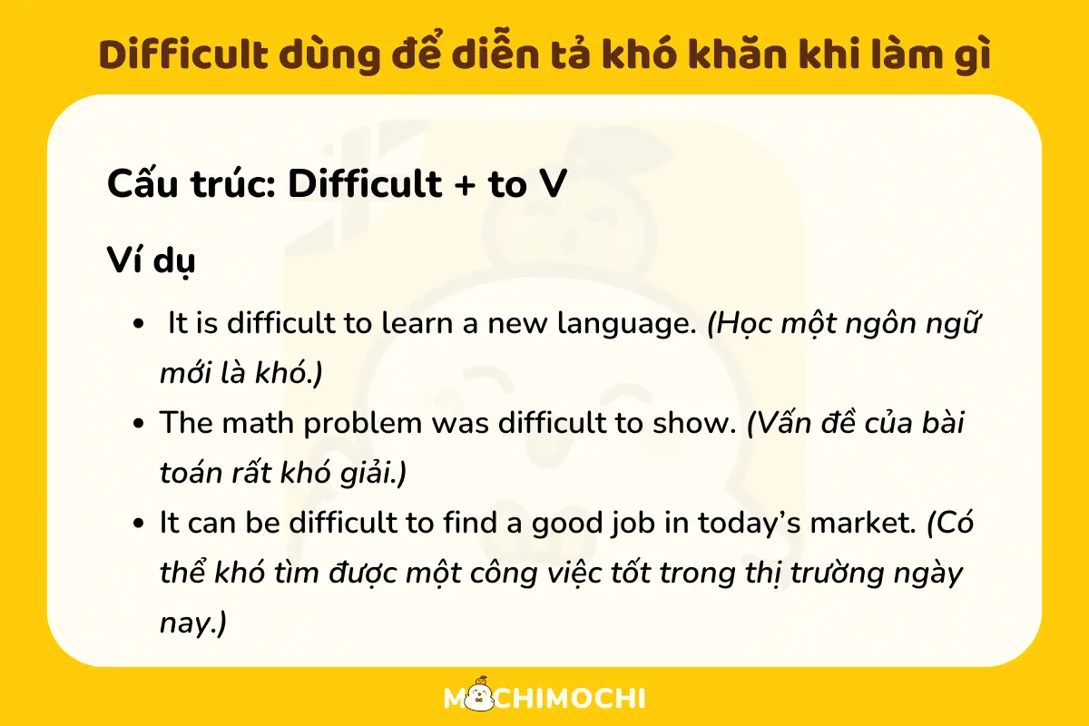 Đồng nghĩa với khó khăn Gallery 1