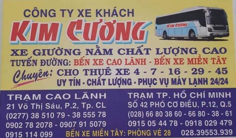 Xe đi Hồng Ngự: Thông tin tuyến đường, giá vé và đặt vé Gallery 1