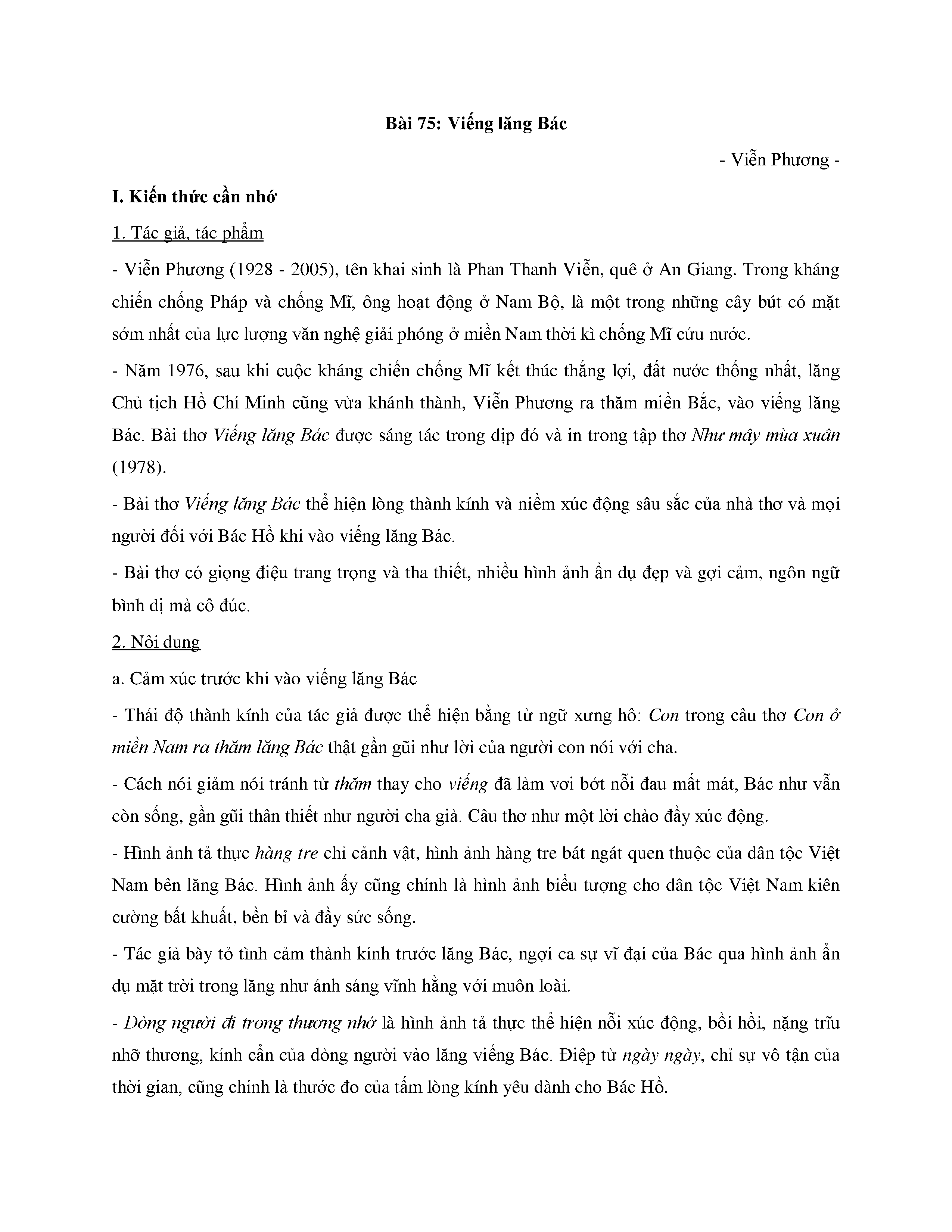 Văn Mẫu Viếng Lăng Bác Gallery 1
