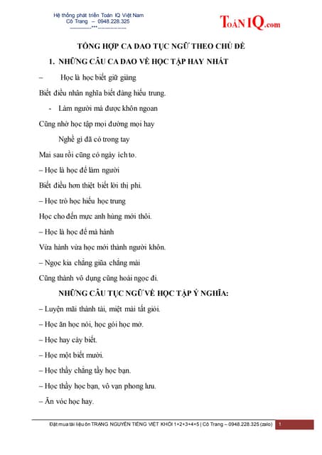 Ví dụ về Ca Dao Gallery 1
