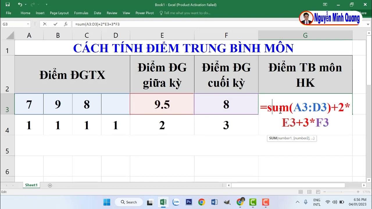 Cách Tính Điểm Giữa Kì 2 Gallery 1