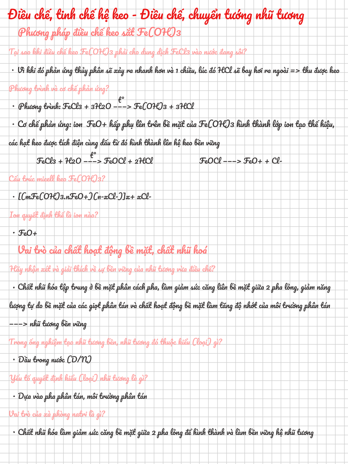 FeCl3 tạo ra Fe(OH)3 Gallery 2