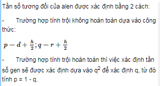 Tần số alen là gì? Gallery 1