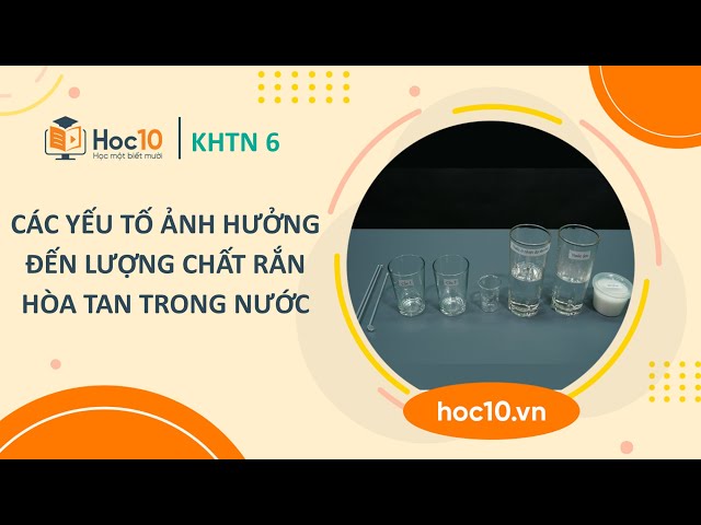 Làm thế nào để quá trình hòa tan chất rắn trong nước xảy ra nhanh hơn Gallery 1