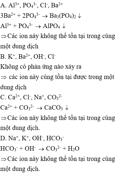 Cặp chất nào sau đây có thể cùng tồn tại trong một dung dịch? Gallery 1