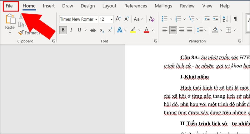 Cách bỏ dấu gạch đỏ trong Word Gallery 2