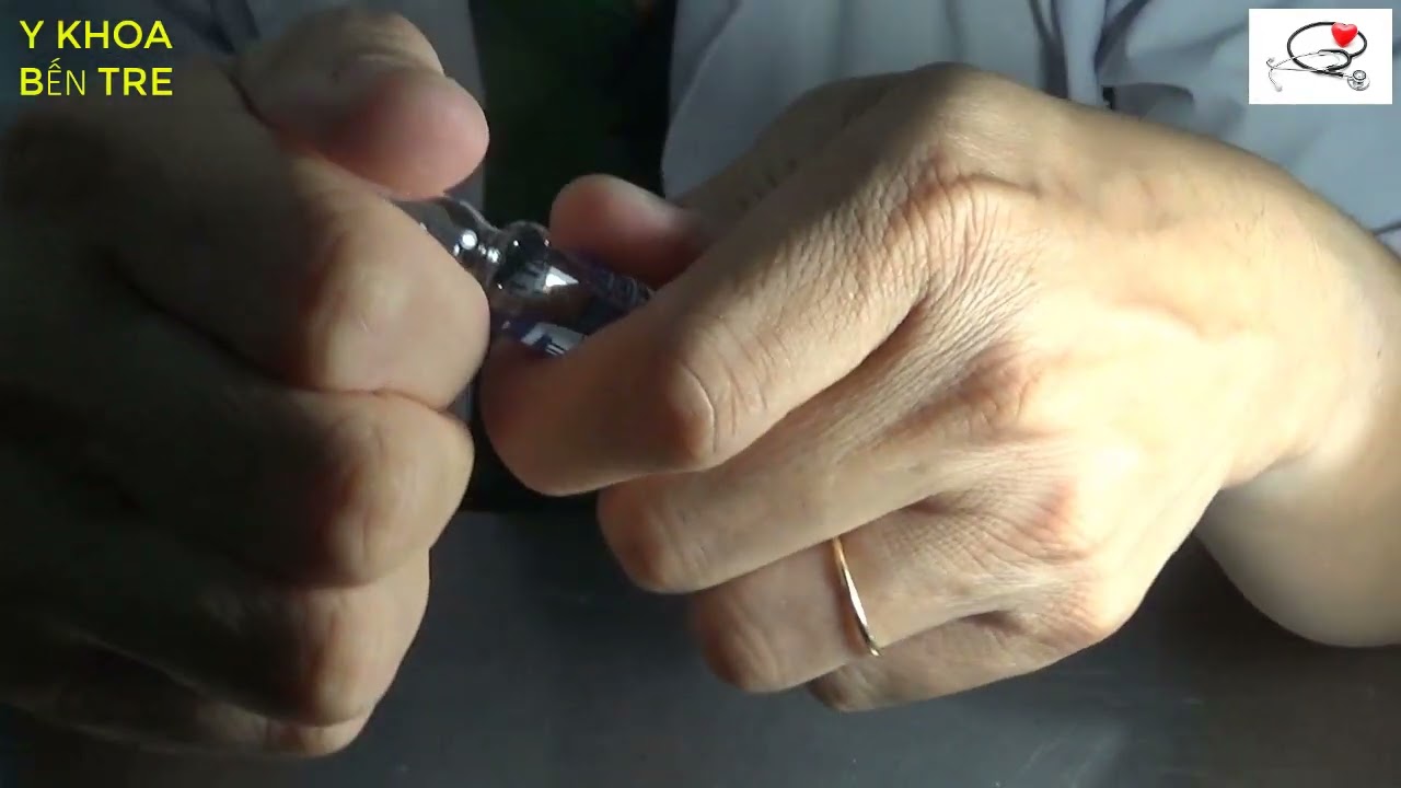Cách Bẻ Ống Thuốc Thủy Tinh