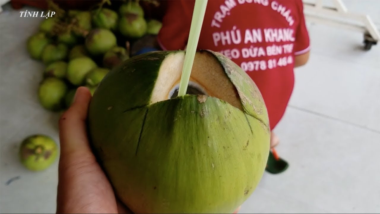 Cách Bổ Dừa Xiêm Gallery 2