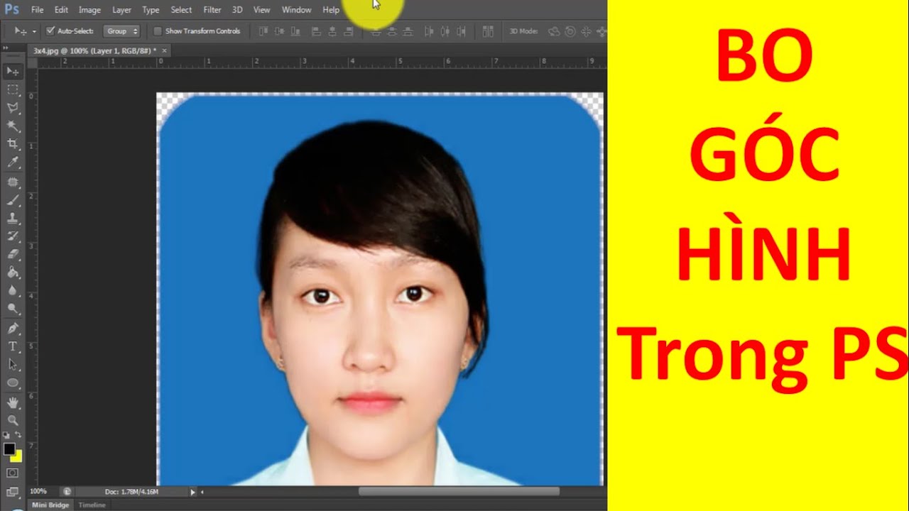 Cách Bo Góc Ảnh Trong Photoshop