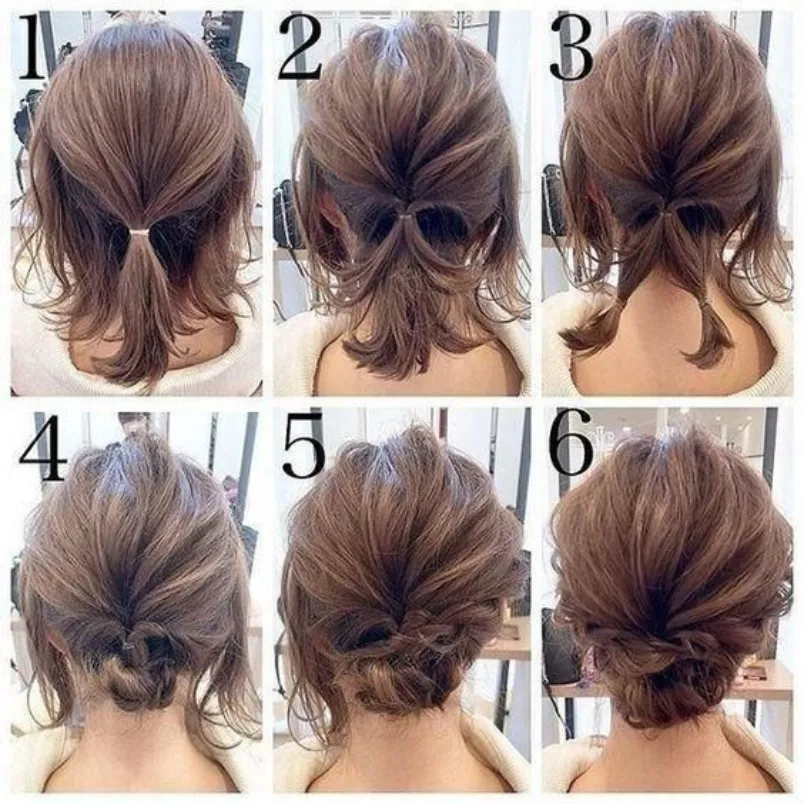 Cách Búi Tóc Ngắn Mỏng Đơn Giản và Đẹp Mắt