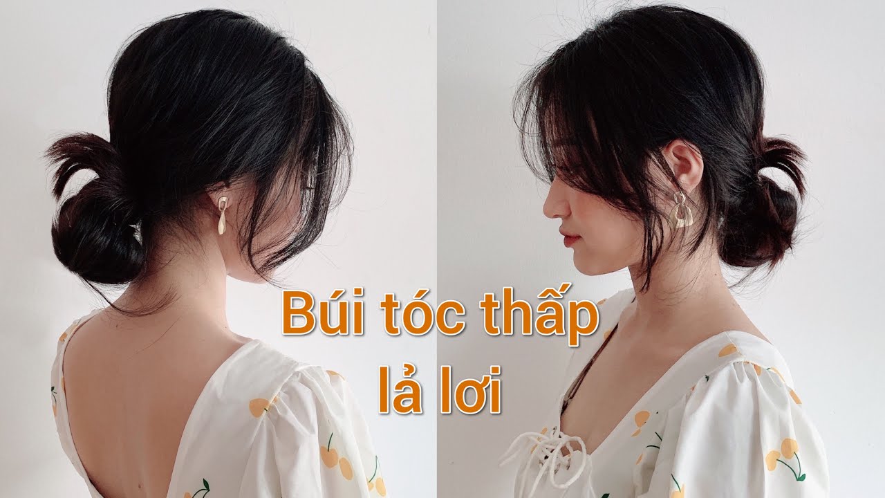 Cách Búi Tóc Thấp