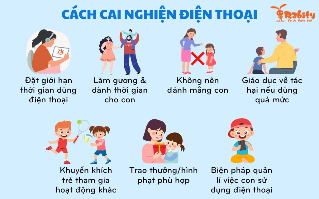 Cách Cai Nghiện Điện Thoại Cho Trẻ