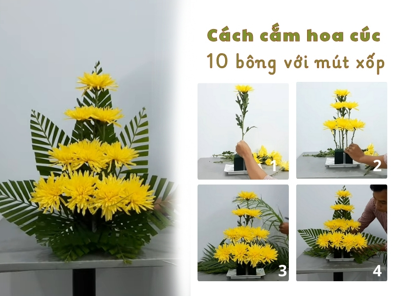 Cách Cắm Bông Cúc Đẹp Mắt và Bền Lâu