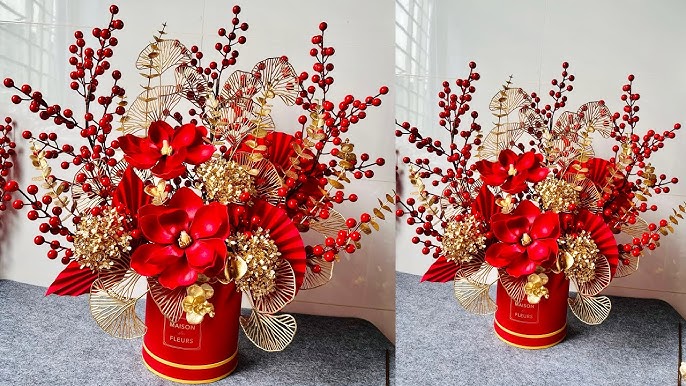 Cách Cắm Cành Đào Đông Đỏ