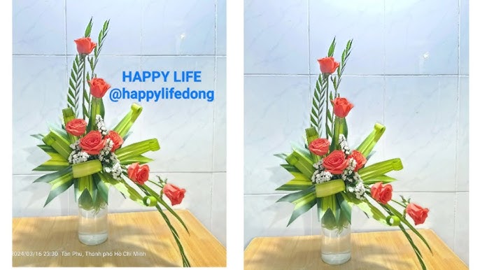 Cách Cắm 7 Bông Hồng Đẹp Mắt và Sang Trọng
