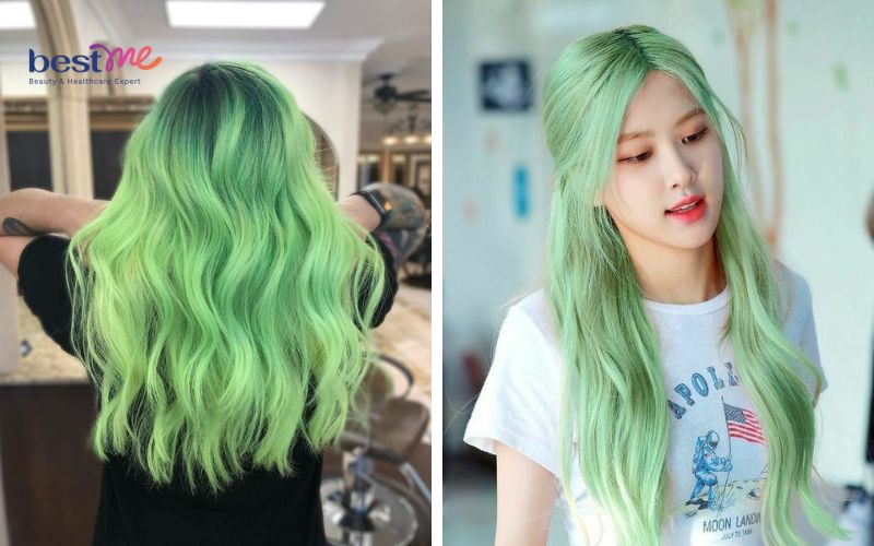 Tóc Xanh Lá Chuối: Hướng Dẫn, Màu Nhuộm & Phong Cách Gallery 2