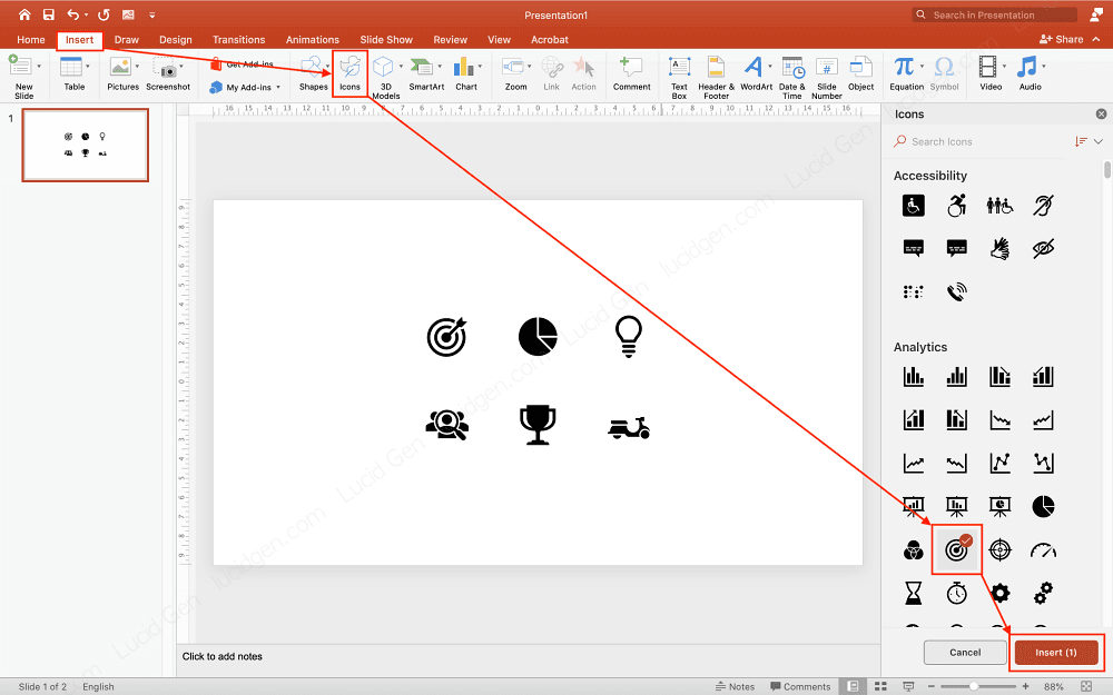 Chèn Biểu Tượng Trong PowerPoint: Hướng Dẫn Chi Tiết Gallery 1