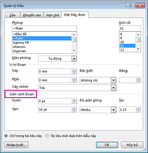 Cách Chỉnh Cách Đoạn Trong Word