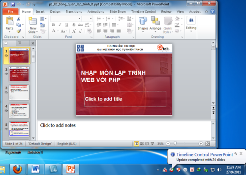 Cách Chỉnh Thời Gian Chạy Slide Trong Powerpoint Gallery 1